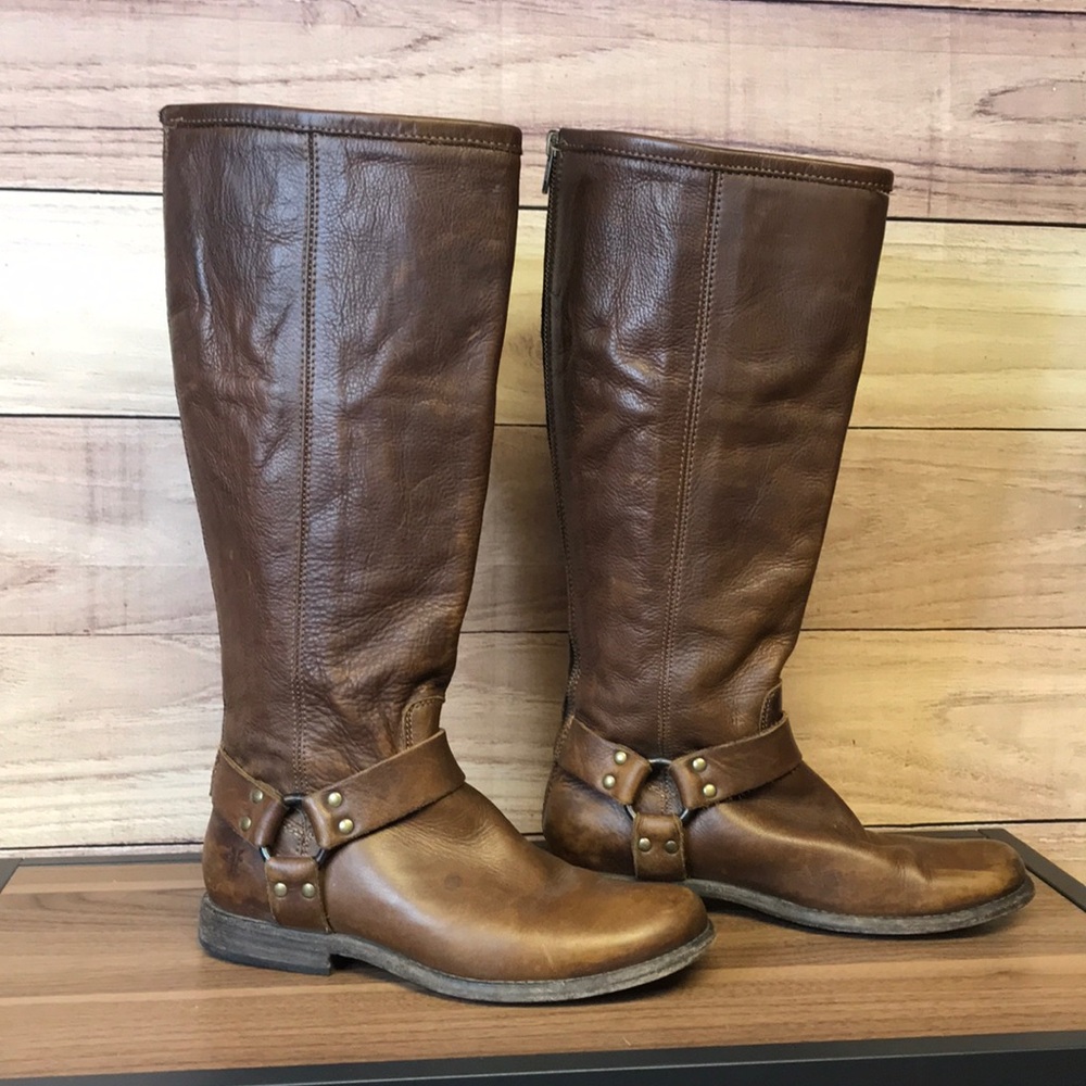 Frye Harness Leather Boots